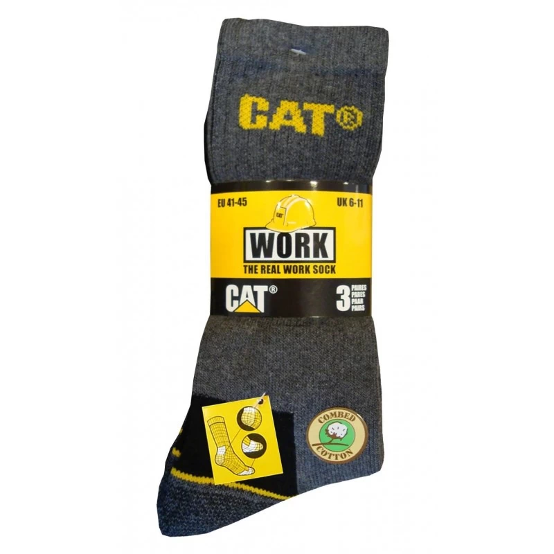 Chaussette De Travail Lot De 3 Caterpillar â Image 2