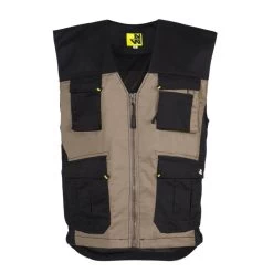 Gilet De Travail Bodywarmer Homme William Beige North Ways
