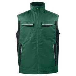 Gilet De Travail Bodywarmer Matelassé 5704 Projob Noir Ou Vert