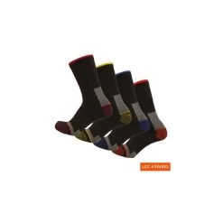 Lot De 4 Paires De Chaussettes Resistantes Elios LMA