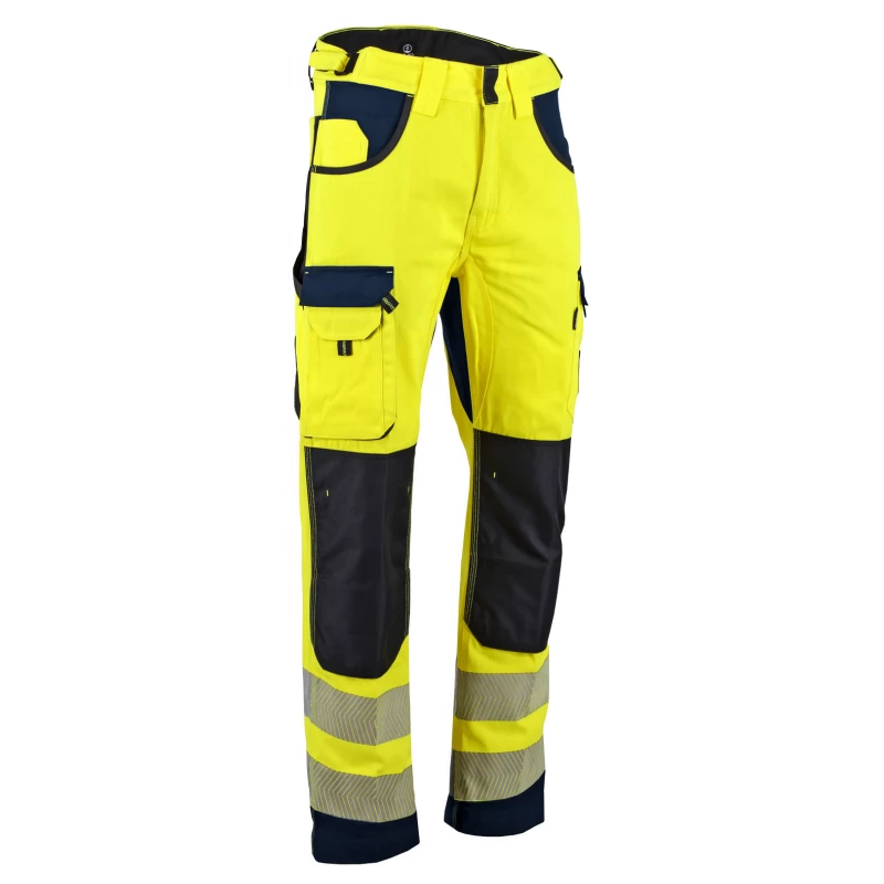 Pantalon De Haute Visibilité Defense EN ISO 20471 Jaune Bleu