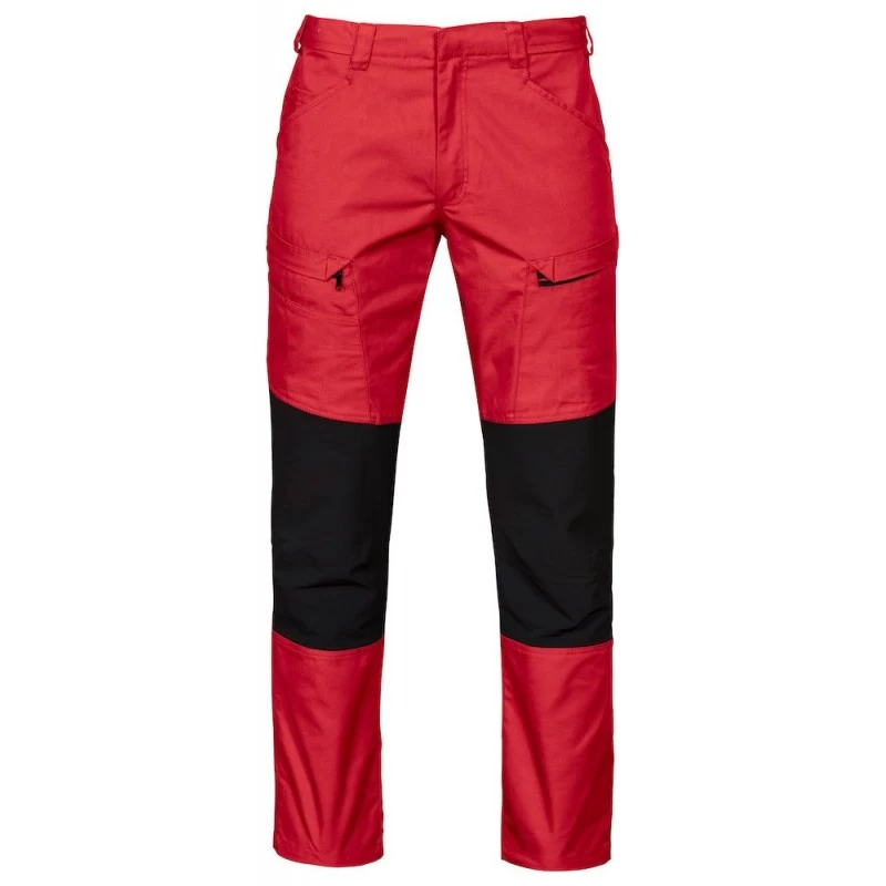Pantalon De Travail En Stretch Flexible 2520 Projob Rouge Ou Ciel â Image 2