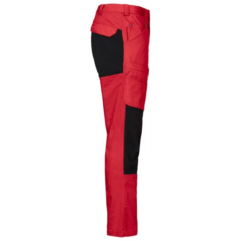 Pantalon De Travail En Stretch Flexible 2520 Projob Rouge Ou Ciel â Image 3
