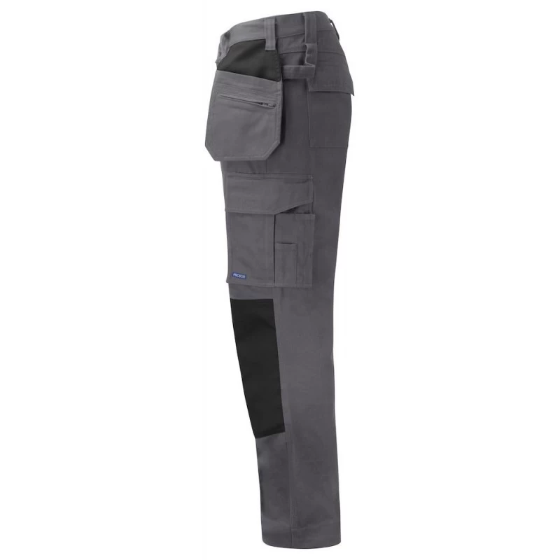 Pantalon De Travail Poches Flottantes Coton 5530 Projob Gris Ou Marine â Image 3