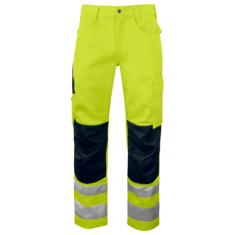 Pantalon Haute Visibilité Avec Poches Genoux 6532 Projob Jaune