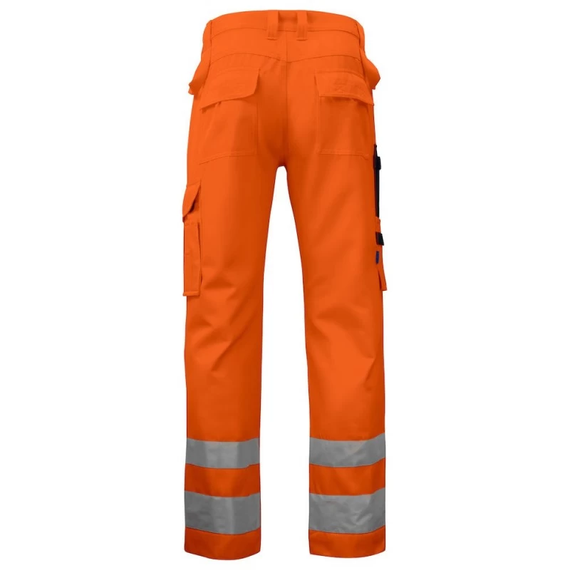 Pantalon Haute VisibilitĂ© Avec Poches Genoux 6532 Projob Orange â Image 2