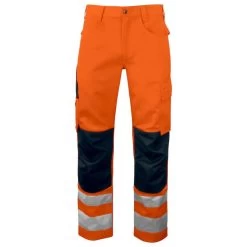 Pantalon Haute Visibilité Avec Poches Genoux 6532 Projob Orange