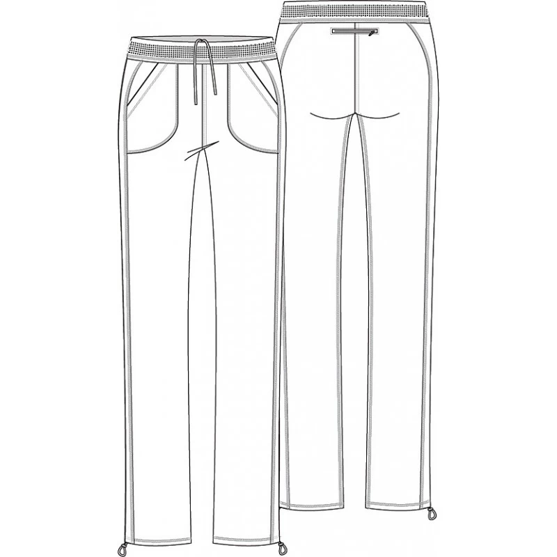 Pantalon Médical élastique Femme Marine Dickies – Image 3