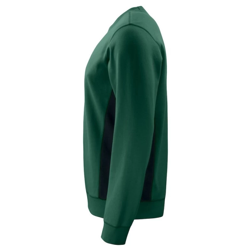 Sweat De Travail RĂ©sistant 2127 Col Rond Projob Noir Ou Vert â Image 3
