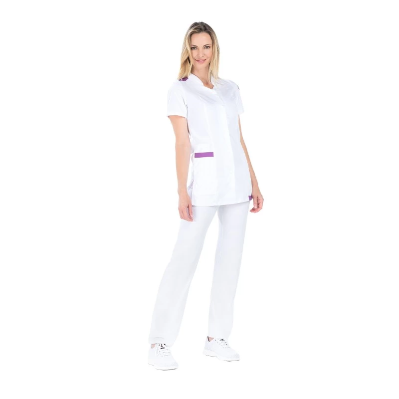 Tunique Femme Manches Courtes Coupe Ajustée Morgane Lotus