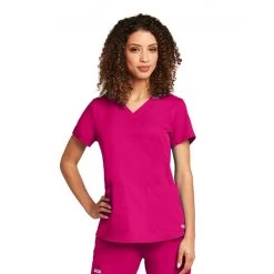 Tunique Médicale Femme Moderne Fushia Grey's Anatomy