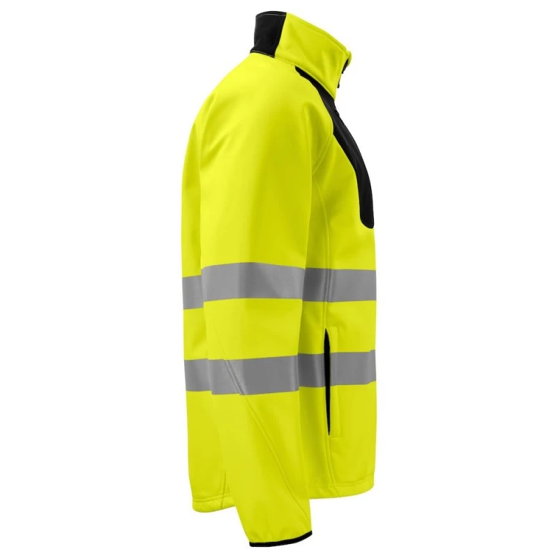 Veste Softshell Haute VisibilitĂ© 6432 Projob Jaune Fluo â Image 3