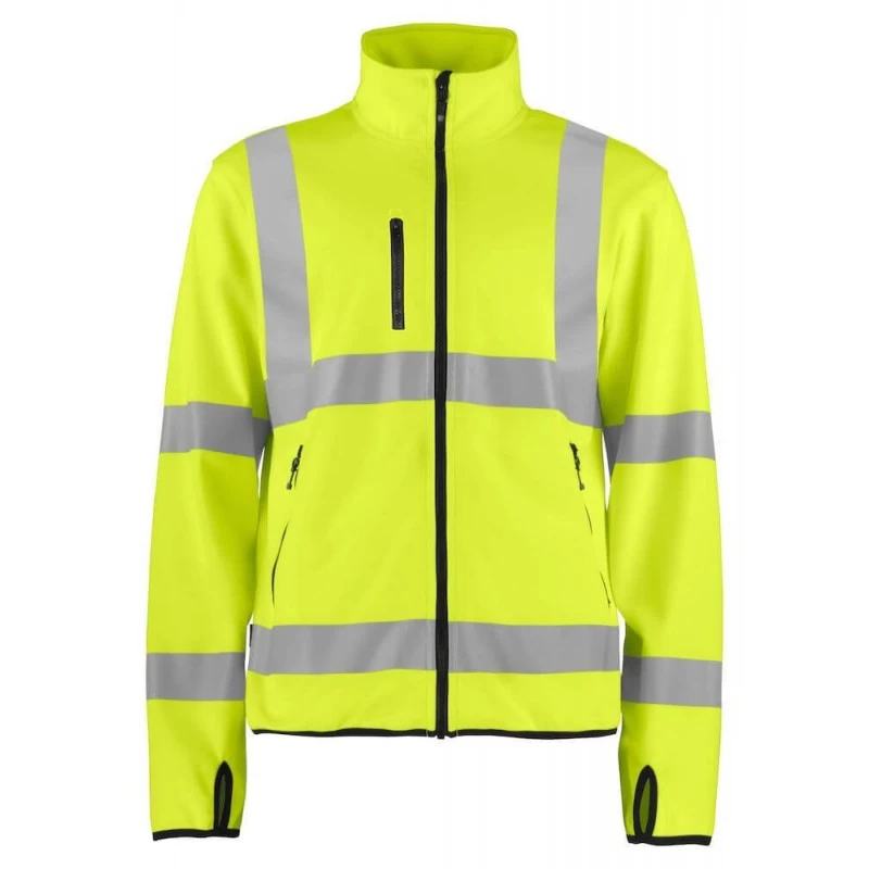 Veste Softshell Haute Visibilité Légère 6105 Projob Jaune Fluo