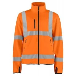Veste Softshell Haute Visibilité Légère 6105 Projob Orange Fluo