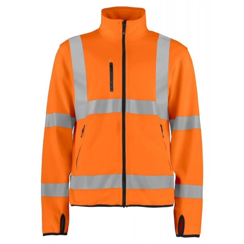 Veste Softshell Haute Visibilité Légère 6105 Projob Orange Fluo