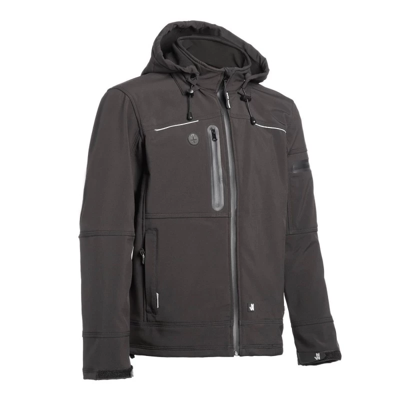 Veste Softshell Respirante Flores Noir North Ways â Image 2