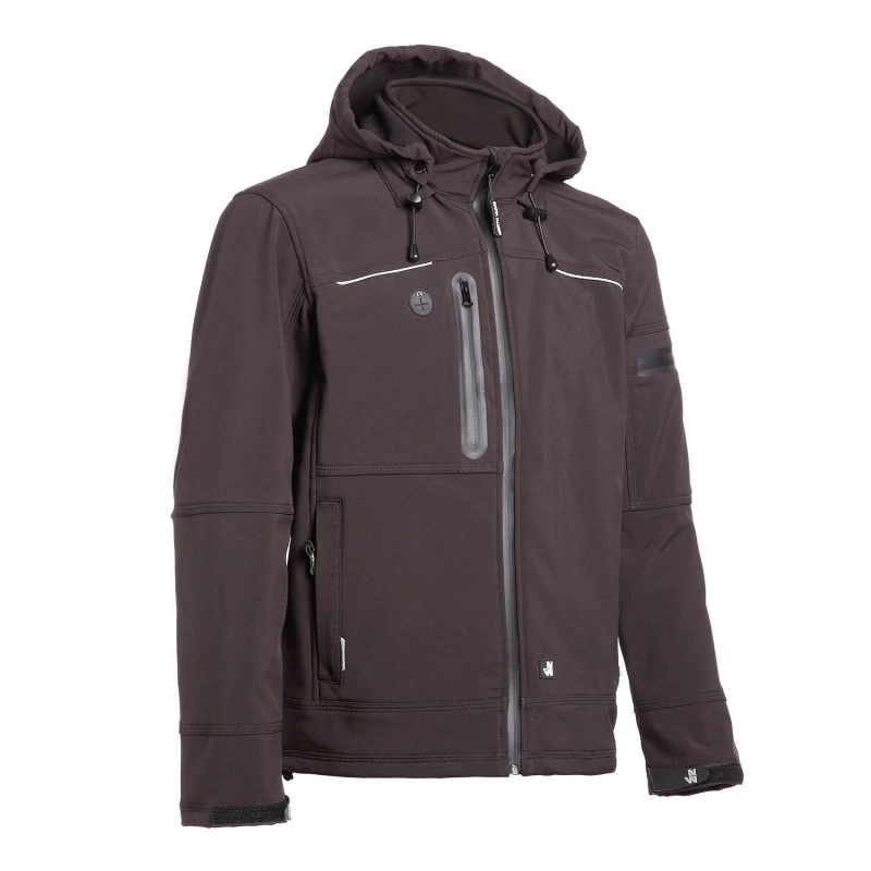Veste Softshell Respirante Flores Noir North Ways â Image 3