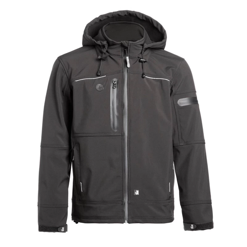 Veste Softshell Respirante Flores Noir North Ways
